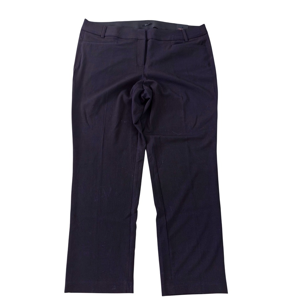 Lane Bryant The Sophie Straight Leg Pants Black Tighter Tummy Tech 20R New